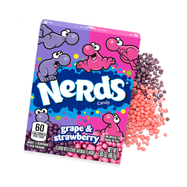 NERDS UVA FRUTILLA 8 X46G